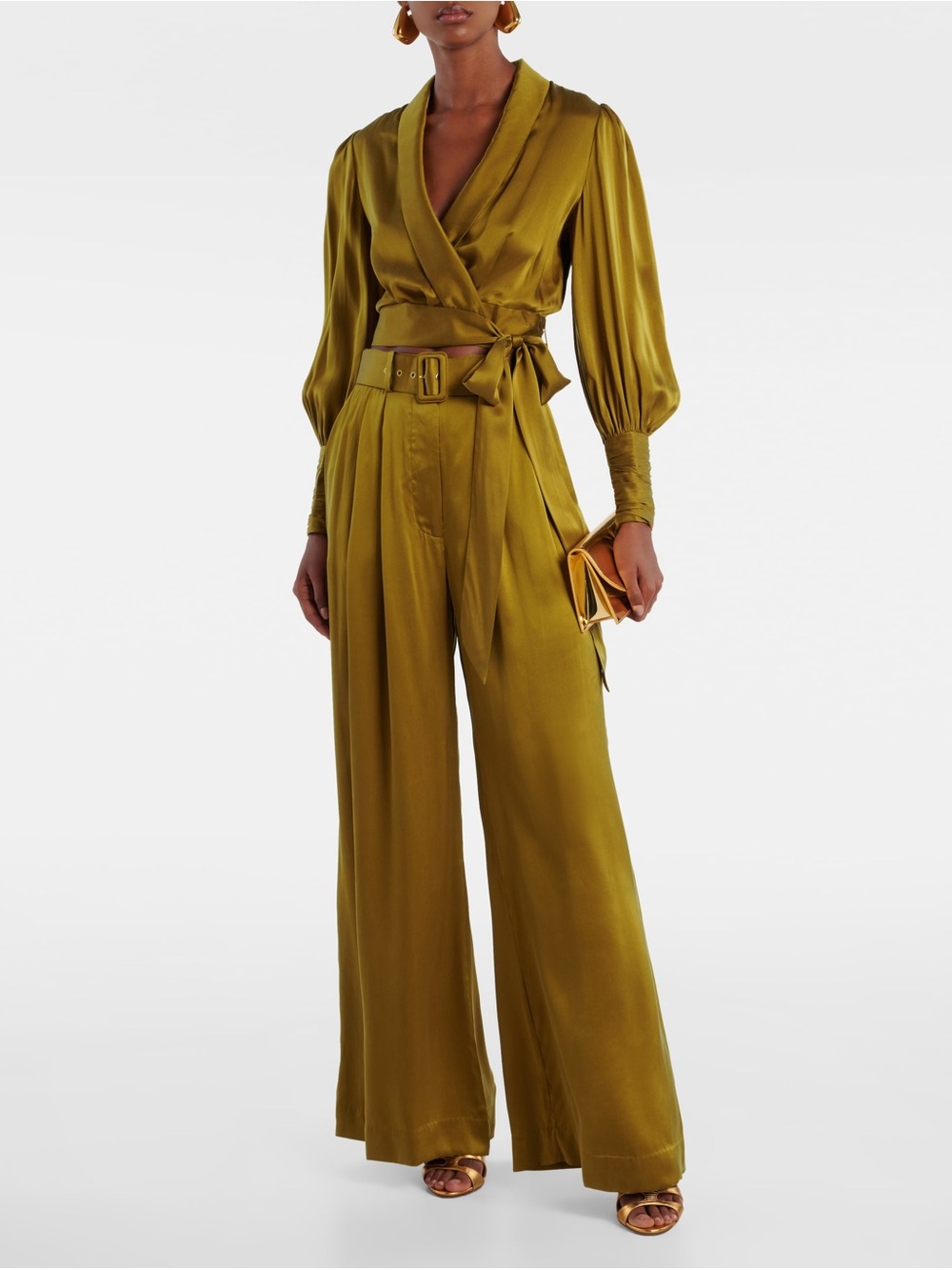 Zimmermann Tuck Pant in Honey NWT